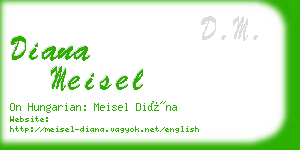 diana meisel business card